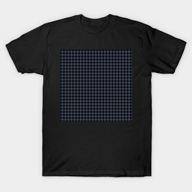 Blue Charcoal Small Gingham by Suzy Hager      Black & Blue T-Shirt by suzyhager